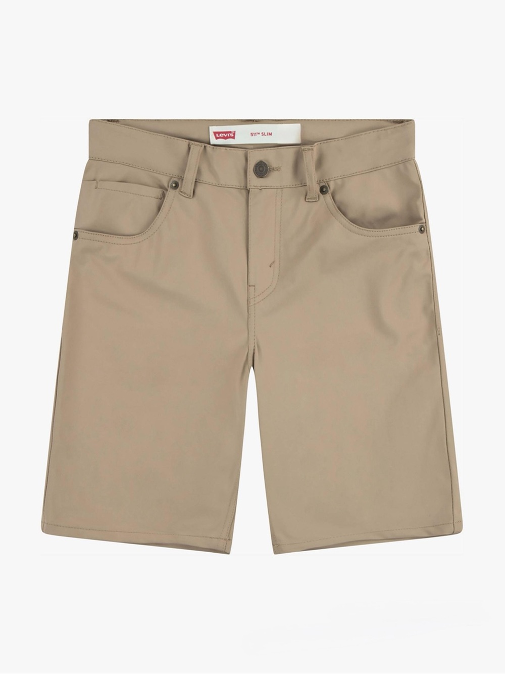 NWT Boys Levi's 511 Slim Beige Shorts Size 14